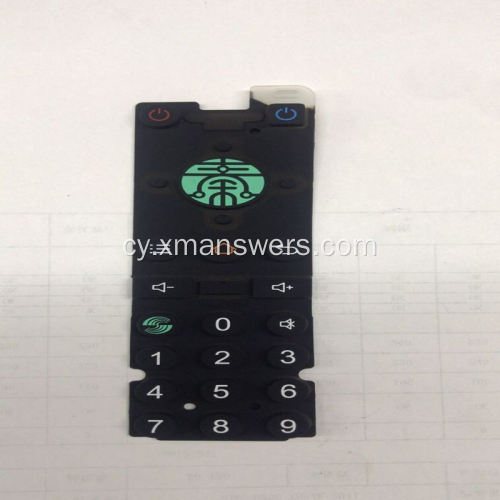 Keypad Rheoli Anghysbell Teledu Car Rwber Silicôn Custom